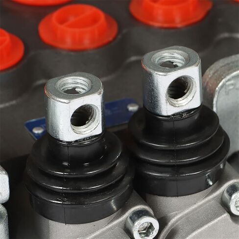 Hydraulic Directional Control Valve w/ 2 Joystick 6 Spool 11 GPM SAE Ports 3625 PSI for Small Tractors Tractors Loaders Log Splitters in Saudi Arabia