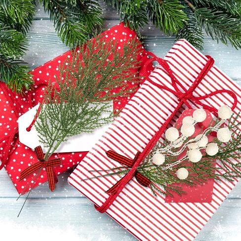 Zeyune 100 جهاز كمبيوتر شخصى عيد الميلاد الصنوبر الاصطناعي يختار فروع الصنوبر الخضراء وهمية لحشو زهرية 14 بوصة فروع إبرة أوراق اصطناعية أوراق الصنوبر فو يختار لعيد الميلاد عطلة إكليل DIY إكليل ديكور المنزل in Kuwait