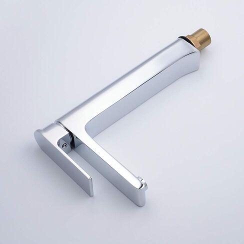 Leekayer Bathroom Vessel Faucet Chrome Finish Bathroom Tall Faucet Single Handle Hot Cold Mixer Tap One Hole Deck Mount Lavatory Brass Faucet in Saudi Arabia