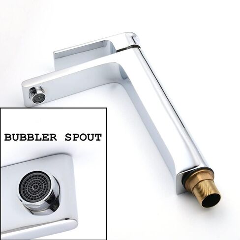 Leekayer Bathroom Vessel Faucet Chrome Finish Bathroom Tall Faucet Single Handle Hot Cold Mixer Tap One Hole Deck Mount Lavatory Brass Faucet in Saudi Arabia
