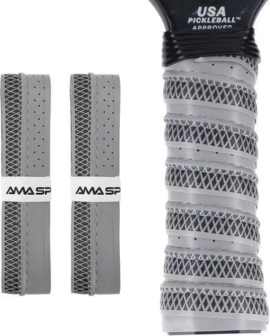AMA SPORT Pickleball Paddle Grip Tape 2 Pack Pickleball Overgrip Replacement Grip Wrap for Pickleball Rackets Anti-Slip Grip Ridge Easy Installation and Long-Lasting Performance in Saudi Arabia