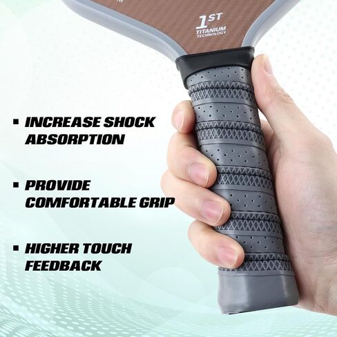 AMA SPORT Pickleball Paddle Grip Tape 2 Pack Pickleball Overgrip Replacement Grip Wrap for Pickleball Rackets Anti-Slip Grip Ridge Easy Installation and Long-Lasting Performance in Saudi Arabia