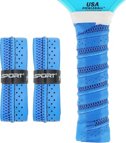 AMA SPORT Pickleball Paddle Grip Tape 2 Pack Pickleball Overgrip Replacement Grip Wrap for Pickleball Rackets Anti-Slip Grip Ridge Easy Installation and Long-Lasting Performance in Saudi Arabia