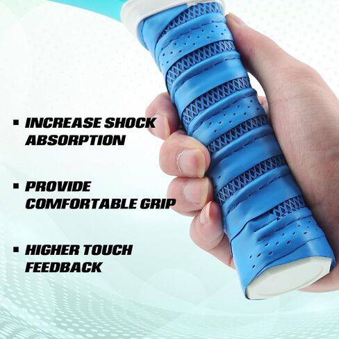 AMA SPORT Pickleball Paddle Grip Tape 2 Pack Pickleball Overgrip Replacement Grip Wrap for Pickleball Rackets Anti-Slip Grip Ridge Easy Installation and Long-Lasting Performance in Saudi Arabia