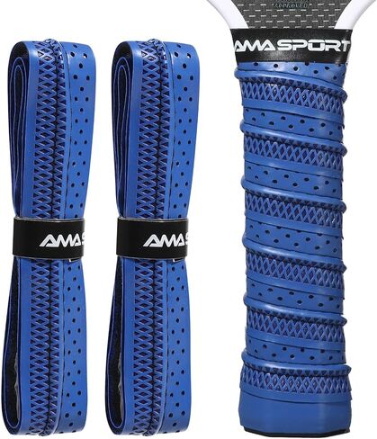 AMA SPORT Pickleball Paddle Grip Tape 2 Pack Pickleball Overgrip Replacement Grip Wrap for Pickleball Rackets Anti-Slip Grip Ridge Easy Installation and Long-Lasting Performance in Saudi Arabia
