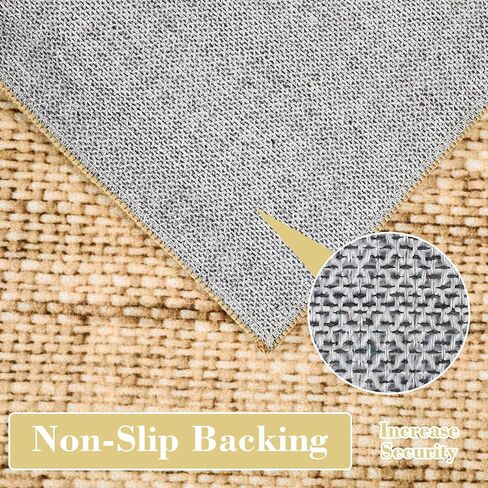 Washable Rugs 8x10 Area Rug for Living Room Modern Rugs for Bedroom Indoor Floral Farmhouse Large Rug Soft Non Shedding Stain Resistant Carpet for Dining Room 8'x10' Grey/Blue in Saudi Arabia