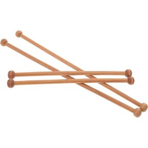 Gadpiparty 4pcs Wooden Tapestry Rods Long Tapestry Poles Wooden Dowel Rods Banner Wall Flag Hanging Sticks Macrame Hanger for DIY