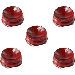 Leadigol 5 PCS Wooden Egg Stands Holders Displays Stand,Displays Stand Ball Egg Base for Crystal Ball Sphere Globe Stone Decor