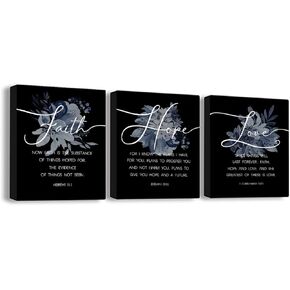 "I can do all things through christ who strengthens me philippians 4:13. Christian Jesus Canvas Wall Art, Wall Inspirational Quotes Framed Artwork for Church Living Room Bedroom,11"*15"(29x38cm)