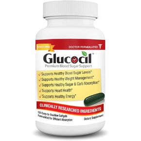 Glucocil – Premium Blood Sugar Support - Over 2 Million Bottles Sold - Supports The 3 Essentials for Healthy Blood Sugar - Since 2008, with Berberine, Proprietary Mulberry Leaf, and More