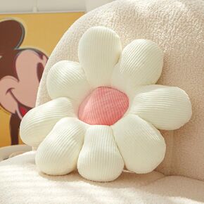 Flower Pillow,Flower Shaped Throw Pillow,Flower Floor Pillow,Daisy Pillow Cute Pillows Flower Cushion,Flower Throw Pillow Seating Cushion for Bedroom,Sofa,Couch(Yellow,14.9'')