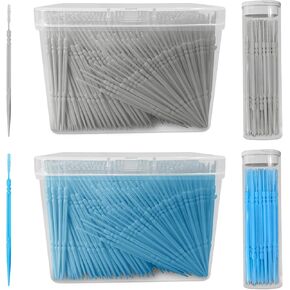 2280Pcs Double Head Plastic Toothpick Dental Floss Interdenta Brush Teeth Stick Oral Care Tooth Picks for Teeth Cleaning