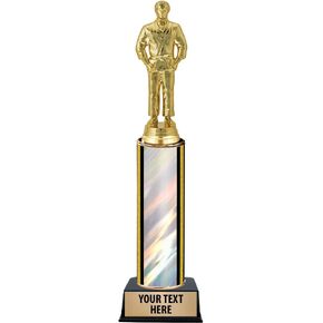 11" Judo Male Trophies - Judo Male Silver Trophy Awards Prime