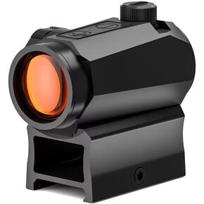 Motion Awake Red Dot Sight 1x20mm 2 MOA Red Dot Optics 10 Level Brightness Red Dot Scope Reticle Sights with Co-Witness Riser and Low-Profile, Fits 20mm Rail Mount