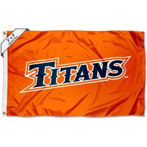 College Flags & Banners Co. Cal State Fullerton Titans Orange 2x3 Foot Flag