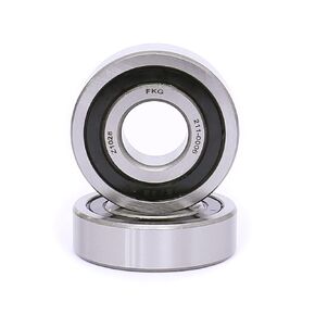 FKG 63/22-2RS 22x56x16mm Deep Groove Ball Bearing Double Rubber Seal Bearings Pre-Lubricated, Set of 2