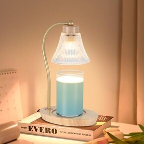 mocosa Candle Warmer Lamp with Timer Dimmer for Jar Candles Mom Christmas Birthday Gifts House Warming New Home Bedroom Decor with 2 Bulbs