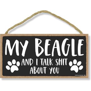 Honey Dew Gifts, My Pitbull and I Talk Shit About You, 10 inch by 5 inch, Funny Home Signs, Pet Decor For Home, Pitbull Sign, Pit Bull Gifts, Pitbull Mom, Pitbull Items, Pitbull Decor, 76913
