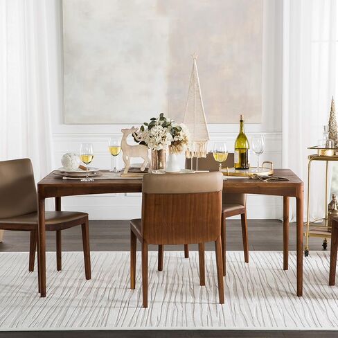 Jaipur Living Fables Collection 8'10" x 11'9" Large Abstract Area Rug with Bark-Inspired Pattern, Soft Power-Loomed Modern Rug for Bedrooms and Living Rooms, White/Ivory in Saudi Arabia