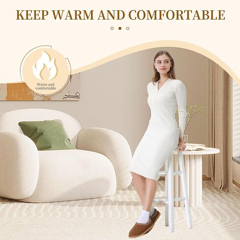 شبشب نسائي منصة أحذية صغيرة شبشب منزل الانزلاق على الفراء صوف مبطن جلد الغزال مريح الفراء صوف مبطن قصير حذاء من الجلد in Kuwait