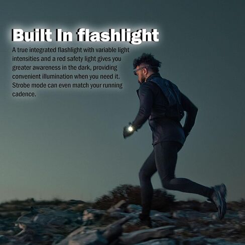 Garmin Fenix 8 47MM Solar Sapphire Multisport GPS Smartwatch Carbon Gray DLC Titanium with Black Gray Silicone Band, Built-in LED Flashlight, Fitness & Health Smart Watch Bundle for Men & Women in Saudi Arabia