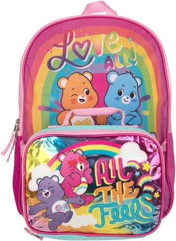 Care Bears Love All Youth Girl's 2-Piece 16 Backpack & Lunch Kit Combo Set in Saudi Arabia