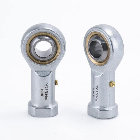 XIKE 1 Pcs PHS20 Joint Rod End Bearings Bore 20mm, Female Thread Right Hand with Lubrication Hole, Fits 3D Printing/Hydraulic Cylinders, Engineering/Agriculture/Garden Machinery, Motorcycles/Trucks. in Saudi Arabia