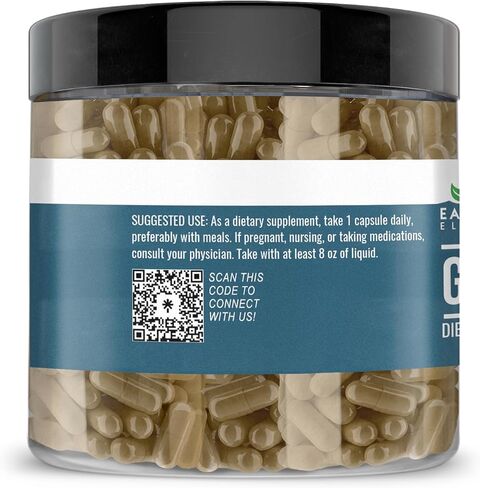 Earthborn Elements Ginkgo Biloba 200 Capsules, Pure & Undiluted, No Additives in Saudi Arabia