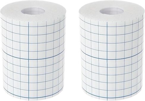 Non-Woven Cover Roll Stretch Tape Non-Woven Adhesive Bandages Breathable Bandage Tape Cohesive Wrap Bandages Protective Stretch Bandage Roll Film 4" x 10 Yards (Pack of 2) in Saudi Arabia
