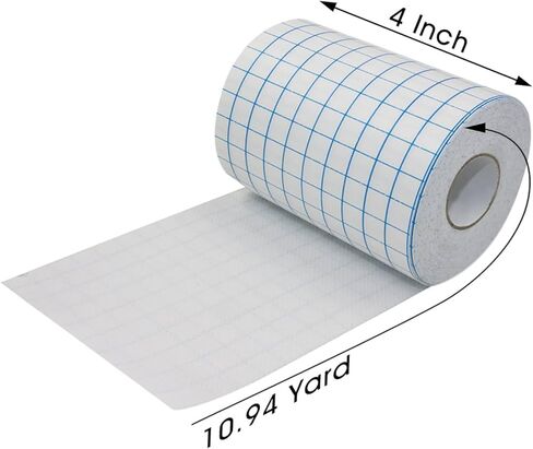 Non-Woven Cover Roll Stretch Tape Non-Woven Adhesive Bandages Breathable Bandage Tape Cohesive Wrap Bandages Protective Stretch Bandage Roll Film 4" x 10 Yards (Pack of 2) in Saudi Arabia