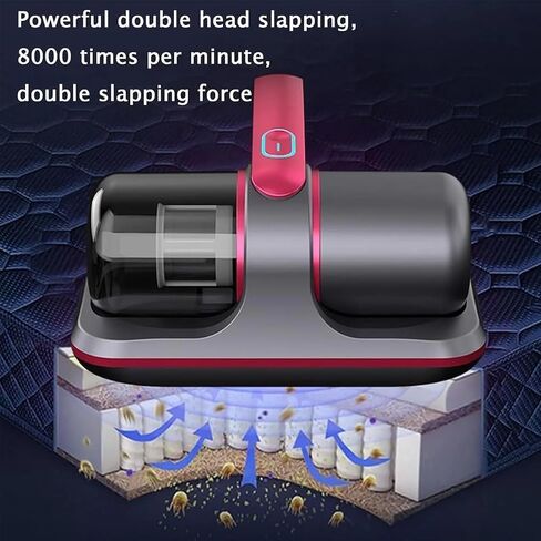 Household Mattress Vacuum Cleaner - Bed Vacuum Machine Deep Cleaner Stain Remover - Steam Cloth Sofa Shark Carpet Cleaner - 13Kpa Strong Suction and Low Noise in Saudi Arabia