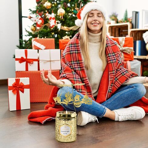 عبوة من 3 شموع معطرة للمنزل، شموع برائحة اللافندر للعلاج العطري، شموع طويلة الأمد 30 أونصة 210 ساعة، مجموعة هدايا شموع معطرة للنساء والعشاق والأصدقاء، مثالية لهدايا عيد الميلاد in Kuwait