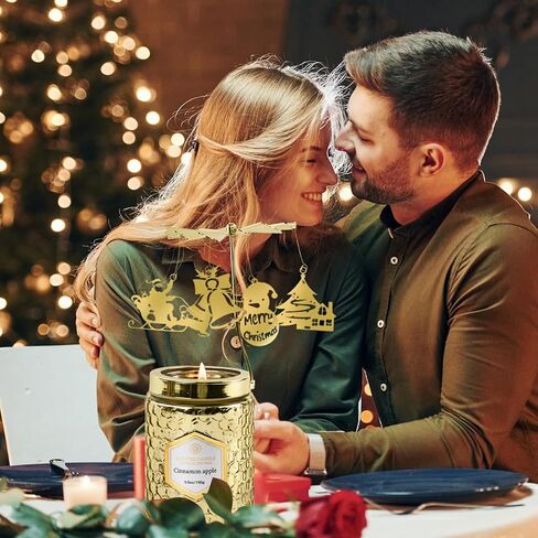 عبوة من 3 شموع معطرة للمنزل، شموع برائحة اللافندر للعلاج العطري، شموع طويلة الأمد 30 أونصة 210 ساعة، مجموعة هدايا شموع معطرة للنساء والعشاق والأصدقاء، مثالية لهدايا عيد الميلاد in Kuwait