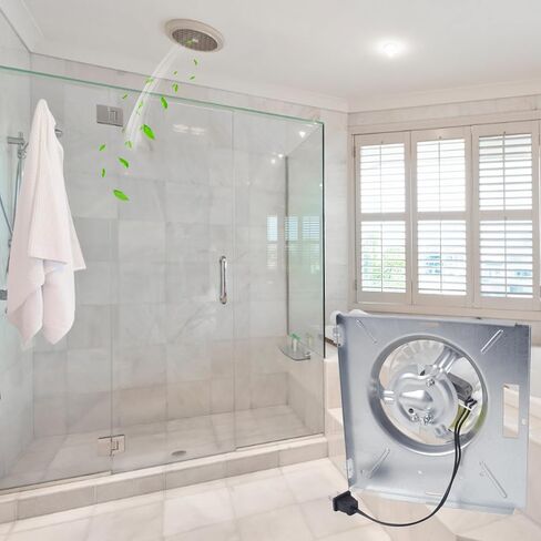 S97017709 Bathroom Fan Motor Assembly Compatible with Nutone 8663RP, 672R, 672R-R01, 672R-R02, 671 Unit, Compatible with Broan 750 751 752, Replaces 8814R, 8664RP, 97017705, S97017706 in Kuwait