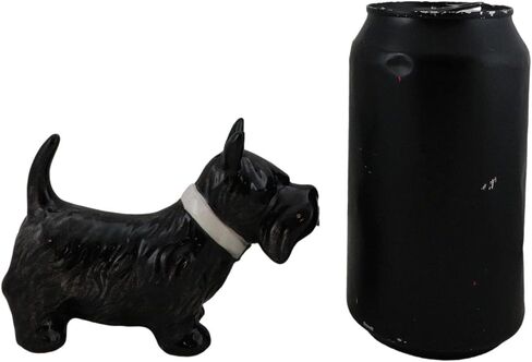 Ebros Gift Scottie Scottish Terrier Black And White Dogs Pedigree Dog Breed Salt And Pepper Shakers Ceramic Figurine Set 4.5"L Kitchen Dining Breakfast Table Bar Pet Pal Collectible Accent in Saudi Arabia