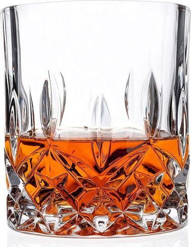 Whiskey Glass Set of 2 - Bourbon Glass & Stones Gift Includes Old Fashioned Crystal Whisky Glasses, Chilling Stones, Slate Coasters - Whiskey Glasses Set in Wooden Box - Birthday Gifts Men Women in Saudi Arabia