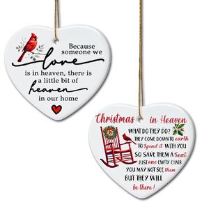 The Year I Beat Cancer Ornament 2024, Double-Sided Print Christmas Ceramic Ornament For Cancer Survivor - Breast Cancer Survivor Gifts, Cancer Free Gifts, Cancer Survivor Gifts For Woman, Man, Him, Her