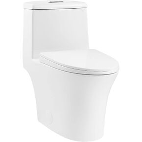 Hugo One Piece Elongated Dual Flush Toilet 1.1/1.6 gpf