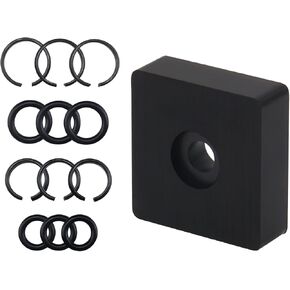 1/2" and 3/8" Impact Retaining Socket Clip with O-Ring, Including Anvil Retaining Ring Install Tool for Milwaukee Electric/Pneumatic Wrench（6/Pack）