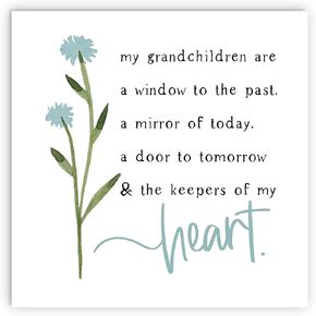 Grandchildren A Window, Simply Said Designs, Wood Plaque, 12"x12" Wall Hanging, Wood Sign, Artist Designed Home Décor, Express Your Style. in Saudi Arabia