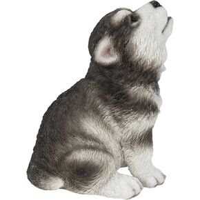 Hi-Line Gift Ltd. Alaskan Malamute Puppy Howling