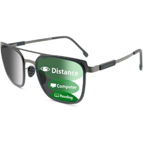 Sehnsucht Mens Photochromic Progressive Multifocus Reading Glasses Transition Anti-Blue Multifocal Computer Readers Shades