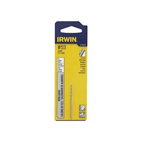 Irwin Wire Gauge Drill Bit Hss, No. 53 Carded