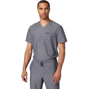 Jaanuu Holmes Men's 1-Pocket Classic V-Neck Scrub Top
