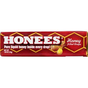 Honees - Liquid Honey Menthol Euclayptus Drops - 9 Lozenges (pack of 3)