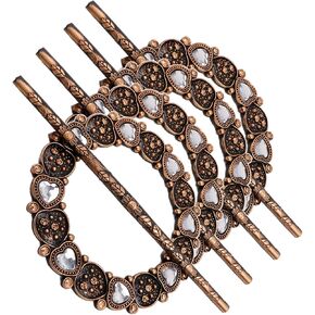 ستائر تيباكس ستارة على شكل قلب حافة لوحة عوائد ستائر دائرية عتيقة - 4 قطع in Kuwait