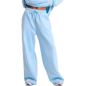 SOLY HUX Women's Wide Leg Sweatpants Drawstring Waist Baggy Jogger Casual Pants with Pockets