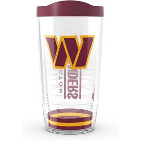 Tervis Traveler NFL Washington Commanders - Arctic Triple Walled Insulated Tumbler Travel Cup Keeps Drinks Cold & Hot, 30oz, Stainless Steel