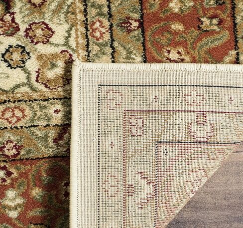 SAFAVIEH Lyndhurst Collection Area Rug - 10' x 14', Ivory & Rust, Traditional Oriental Design, Non-Shedding & Easy Care, Ideal for High Traffic Areas in Living Room, Bedroom (LNH214R) in Saudi Arabia
