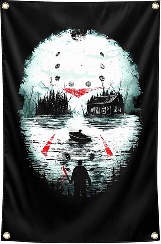 Horror Classic Movie Character Killers Tapestry 3x5 FT For Kids Adults Halloween Christmas Decorations in Saudi Arabia